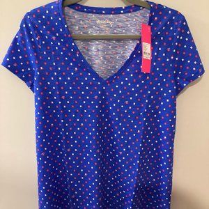 NWT Lilly Pulitzer Etta V-neck Top S